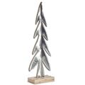 Figura Decorativa árvore de Natal Cinzento Madeira 5 X 32,5 X 11,5 cm (24 Unidades)