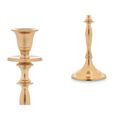 Candelabro Dourado Alumínio 4,5 X 23 X 8 cm (8 Unidades)