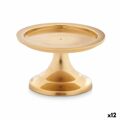 Candelabro Dourado Alumínio 10 X 6 X 10 cm (12 Unidades)