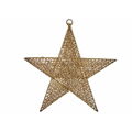 Adorno Natalício Estrela Dourado Metal 30 X 32 X 0,5 cm (24 Unidades)