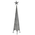 árvore de Natal Torre Estrela Prateado Metal Plástico 28 X 127 X 28 cm (6 Unidades)