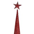 árvore de Natal Torre Vermelho Metal Plástico 42 X 218 X 42 cm (3 Unidades)