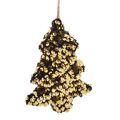 Adorno Natalício árvore de Natal Dourado Plástico Lantejoulas 10 X 4 X 13 cm (48 Unidades)
