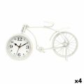 Tafelklok Bicicleta Branco Metal 38 X 20 X 4 cm (4 Unidades)