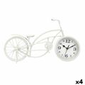 Tafelklok Bicicleta Branco Metal 42 X 24 X 10 cm (4 Unidades)