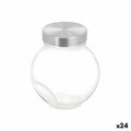 Frasco de Bolachas Transparente Vidro 700 Ml (24 Unidades) com Tampa Ajustável