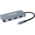 Dockstation D-link DUB-2335 Cinzento