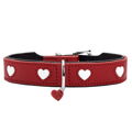 Coleira para Cães Hunter Love Xs/s 30-34 cm Rojo/blanco