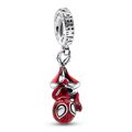 Miçangas Femininas Pandora Hanging Spider-man Dangle