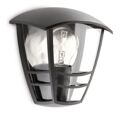 Luz de Parede Philips Creek Preto 60 W