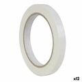 Fita Adesiva Apli 66 M Branco 12 mm Pvc (12 Unidades)