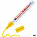 Marcador Permanente Edding 8750 Amarelo (10 Unidades)