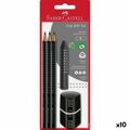 Conjunto de Lápis Faber-castell Preto 10 Unidades