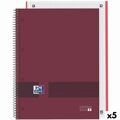 Caderno Oxford European Book Write&erase Castanho-avermelhado A4 80 Folhas 5 Unidades