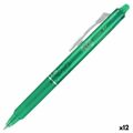 Caneta Pilot Frixion Clicker Tinta Apagável Verde 0,4 mm 12 Unidades