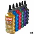 Cola Instantânea Instant Metal Glue Multicolor 6 Unidades