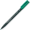 Marcador Permanente Staedtler Lumocolor 318 F Verde 0,6 mm (10 Unidades)