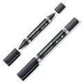 Marcador Permanente Staedtler Lumocolor 348-9 Preto (10 Unidades)