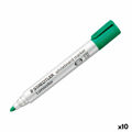 Marcador para Quadro Staedtler Lumocolor Ardósia Branca 8 Peças Verde (10 Unidades)