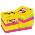 Conjunto de Notas Adesivas Post-it Super Sticky 47,6 X 47,6 mm Multicolor (3 Unidades)