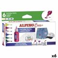 Conjunto de Pintura Alpino Fabric Paint Têxtil (6 Unidades)