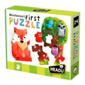 Puzzle Headu Montessori Bosque (4 Unidades)