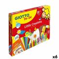 Conjunto de Desenho Giotto Be-bé Little Creations Multicolor (6 Unidades)