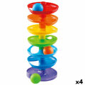 Espiral de Atividades Playgo Rainbow 15 X 37 X 15,5 cm 4 Unidades