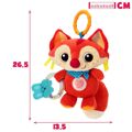 Peluche Chocalho Winfun Raposa 13,5 X 26,5 X 7,5 cm (6 Unidades)