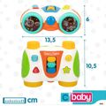 Brinquedo Interativo para Bebés Colorbaby Binóculos 13,5 X 6 X 10,5 cm (6 Unidades)