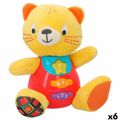 Peluche com Som Winfun Gato 16 X 17,5 X 10,5 cm (6 Unidades)