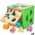 Puzzle Infantil de Madeira Disney 14 Partes 15 X 15 X 15 cm (6 Unidades)