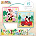 Puzzle Infantil de Madeira Disney + 3 Anos (6 Unidades)