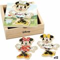 Puzzle Infantil de Madeira Disney + 2 Anos 19 Peças (12 Unidades)