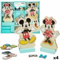 Figuras Disney 11,5 X 17,5 X 1,2 cm 4 Unidades 54 Peças