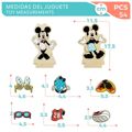 Figuras Disney 11,5 X 17,5 X 1,2 cm 4 Unidades 54 Peças