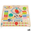 Jogo Educativo Disney Calendário 30 X 3,5 X 30 cm (6 Unidades)