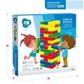 Blocos de Construção Colorbaby 5 X 1 X 1,5 cm (12 Unidades) (61 Peças)