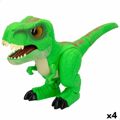 Figuras Funville T-rex 30,5 X 19 X 8 cm Plástico (4 Unidades)