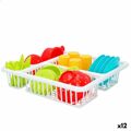 Conjunto de Louça Infantil Colorbaby Brinquedo Escorredor 26 Peças (12 Unidades)