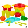 Conjunto de Alimentos de Brincar Colorbaby Equipamentos e Utensílios de Cozinha 20 Peças (12 Unidades)