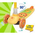 Patinete Scooter K3yriders Lion Amarelo 4 Unidades