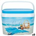 Conjunto Pingue-pongue Aktive Summer Beach Plástico 6 L 29 X 20 X 19,5 cm (8 Unidades)