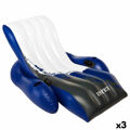 Poltrona Insuflável para Piscina Intex Floating Recliner Azul Branco 180,3 X 66 X 134,6 cm (3 Unidades)