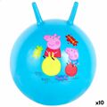 Bola Saltitante Peppa Pig ø 45 cm Azul (10 Unidades)