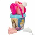 Conjunto de Brinquedos de Praia Princesses Disney ø 18 cm (16 Unidades)