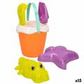 Conjunto de Brinquedos de Praia Colorbaby ø 18 cm Polipropileno (15 Unidades)