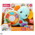 Brinquedo de Arraste Winfun Elefante 26 X 19 X 8,5 cm (2 Unidades)