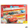 Puzzle Infantil Cars Dupla Face 60 Peças 50 X 35 cm (12 Unidades)