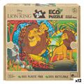 Puzzle Infantil The Lion King Dupla Face 24 Peças 70 X 1,5 X 50 cm (12 Unidades)